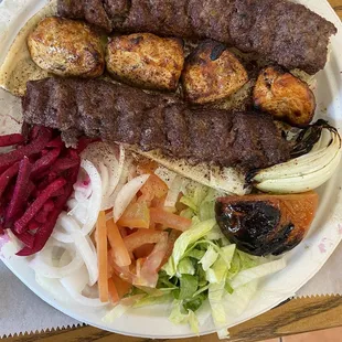 Grilled kabab and Tikkah