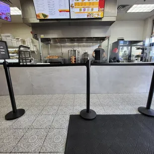 Inside the restaurant