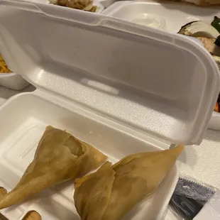 Chicken samosas