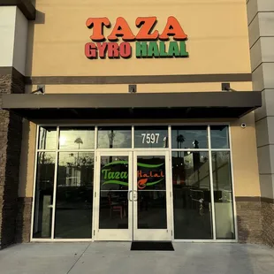 the front entrance