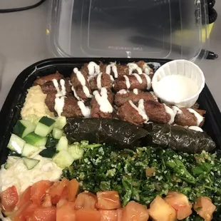 Lamb sujuk platter, epic portions and quality food!