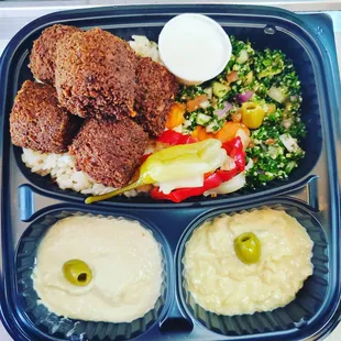 Falafel Tazah bowl