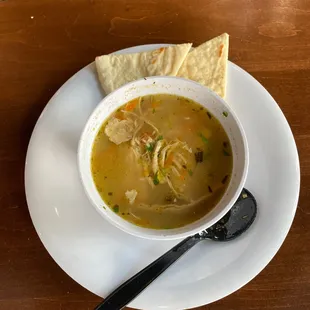 Lemon chicken soup