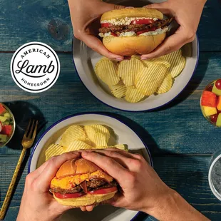Summer 2023 Southern-Style Lamb Burger