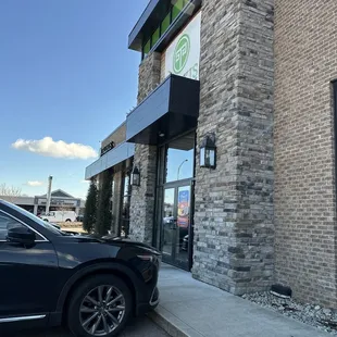 Outside of restaurant