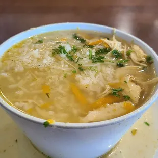 Lemon chicken soup