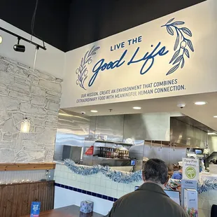 a view of the kitchen