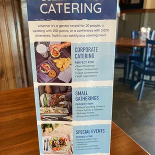 Catering options