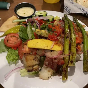 Vegetable Dinner (no butter, potatoes as side)