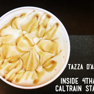 Conveniently located inside the 4th &amp; King Caltrain Station when you step on/off the train!