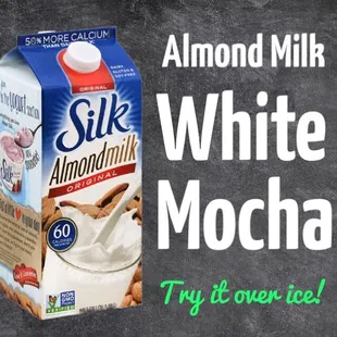 Hump Day Special: Almond Milk White Mocha!
