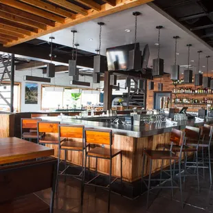 interior, bagels