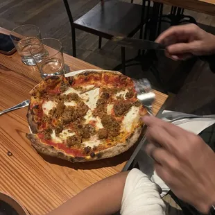 Spicy Sausage Pizza