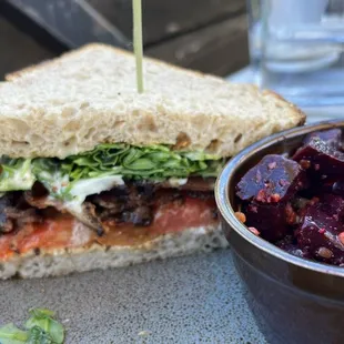 BLT and roasted beets