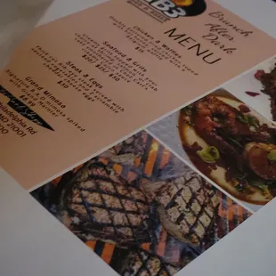 The night brunch menu