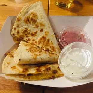 Chicken Bacon Ranch Quesadilla