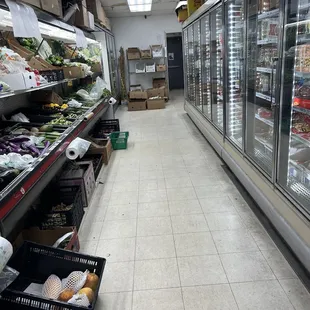 Lots of freezer items as well as fresh vegetables &amp; fruits