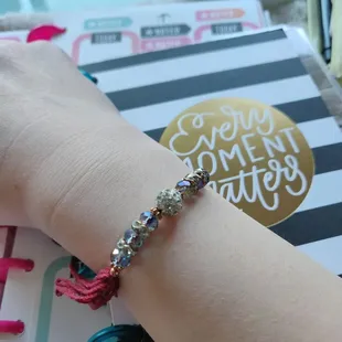 The final one. (Unfortunately, the string broke after a few months but it was lovely while it lasted  )