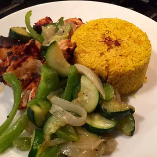 Homemade meal with ingredients purchased from TBS