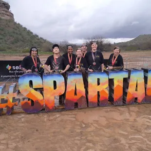 The Endurance Fitness team getting it done at the Spartan Sprint!