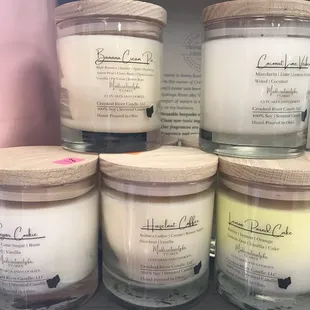 Homemade candles