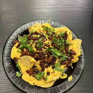 Asada nachos
