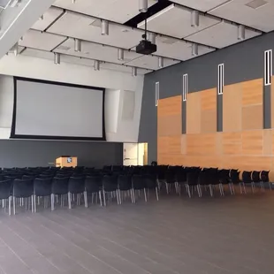 Event hall on the bottom floor.