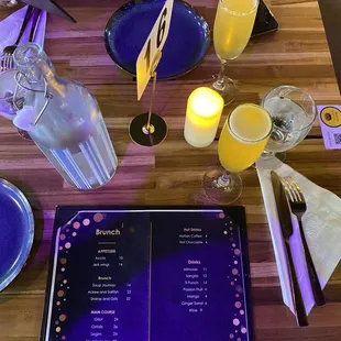 a table set for a party