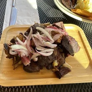 Fried Goat