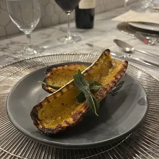Roasted delicata squash