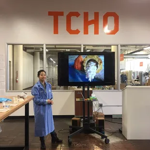 The tour guide is fantastic