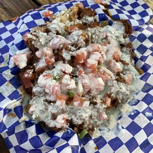 chorizo tots