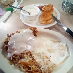 Chicken Fried Steak Breakfast