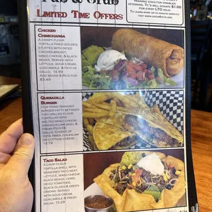 Rotating menu