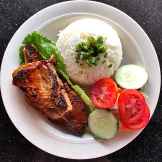 Grilled Pork Chop Rice