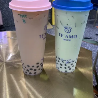 Dalgona Matcha W/Boba