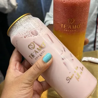 Strawberry Dalgona Coffee W/Boba