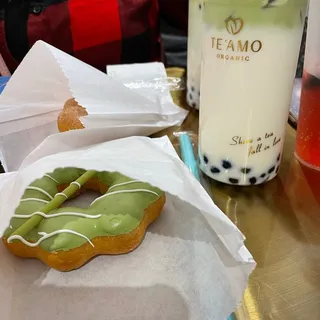 Ube Dalgona Matcha/Boba