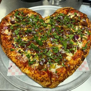 pizza, food