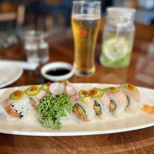 Yellowtail Cilantro Roll