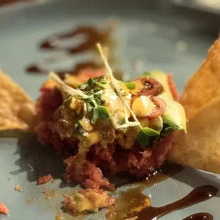 Spicy Shushi Nachos