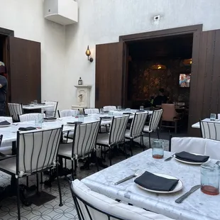 Inside cool ambiance