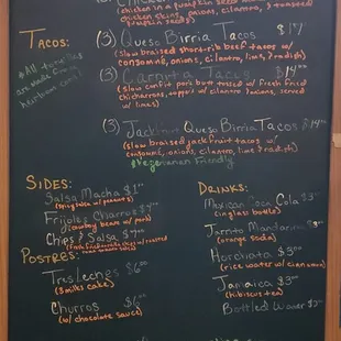 Menu January 2023