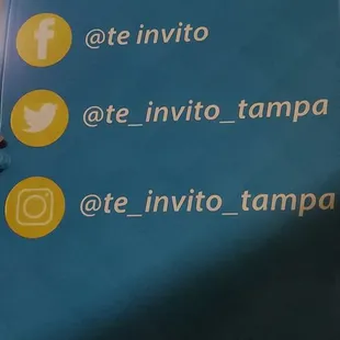 Social Media Contacts