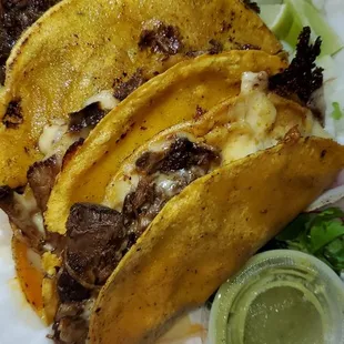 Queso Birria Tacos AWESOME!