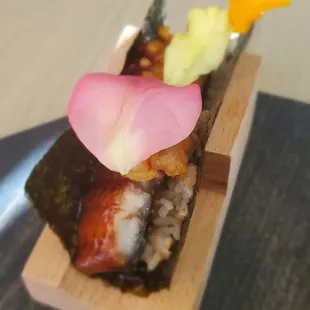 4.) Unagi w/ coconut shrimp