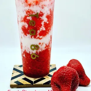 Fresh Strawberry Milk