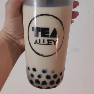 Black sugar milk tea.