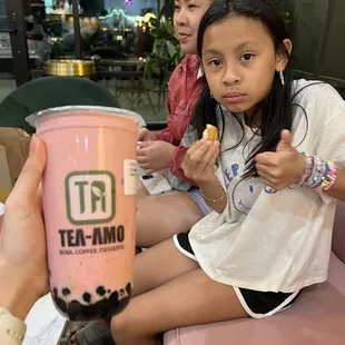 Strawberry Crush W/ Boba