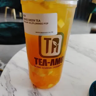 Mango Green Tea